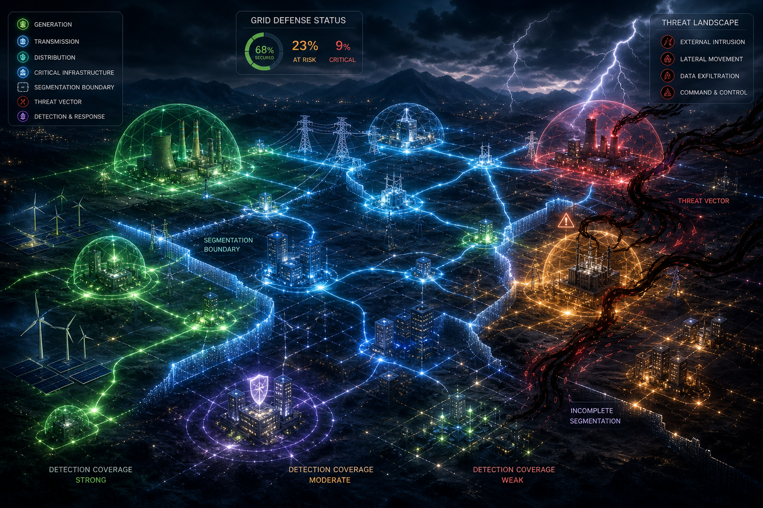 Defending the Grid: Analyzing Threat Vectors and Security Controls in Critical Infrastructure Systems thumbnail