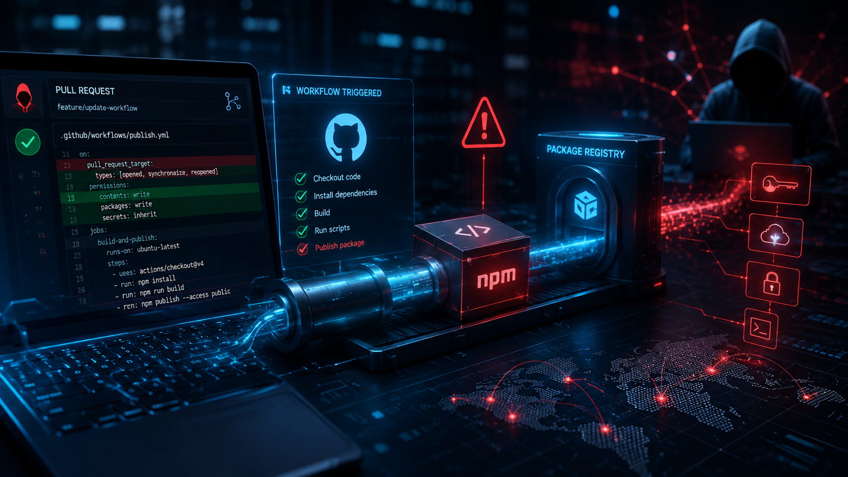 AsyncAPI npm Package Compromise: Pwn Request Attack Injects Credential-Stealing Malware and Miasma RAT into Supply Chain