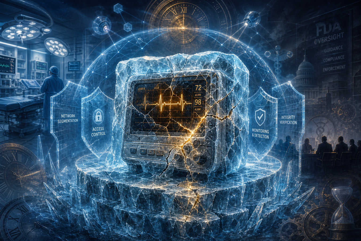 Locked in Time: Analyzing Patch Resistance and Clinical Availability Constraints in Legacy Medical Device Platforms