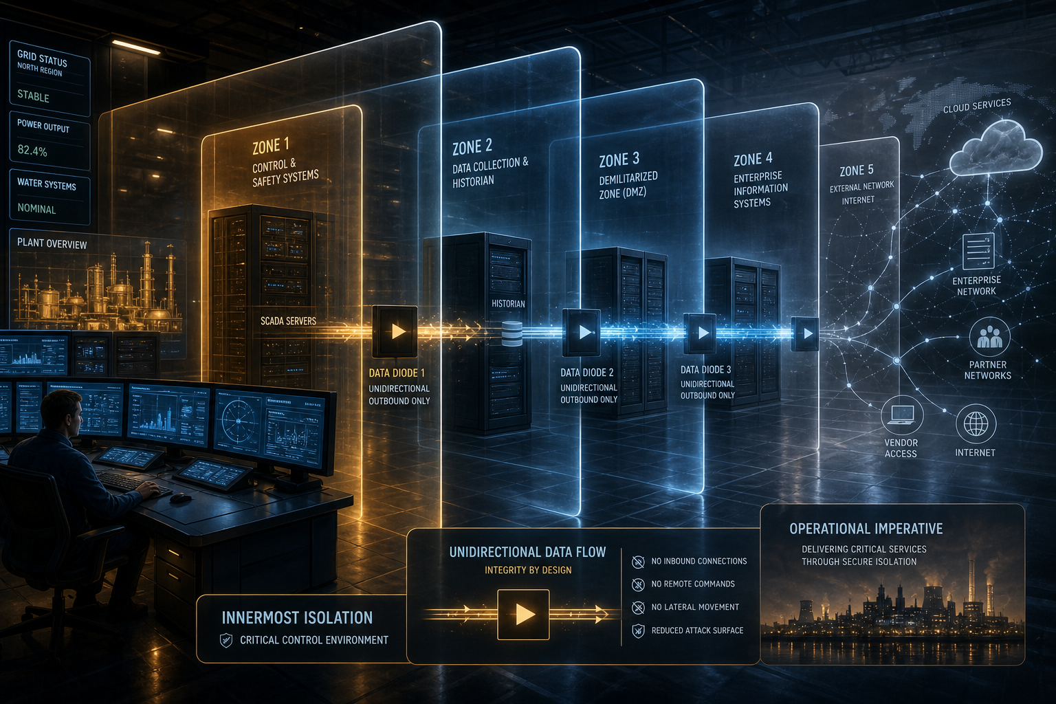 Severing the Attack Vector: Building Physical Isolation and Resilience into Critical Infrastructure Networks thumbnail